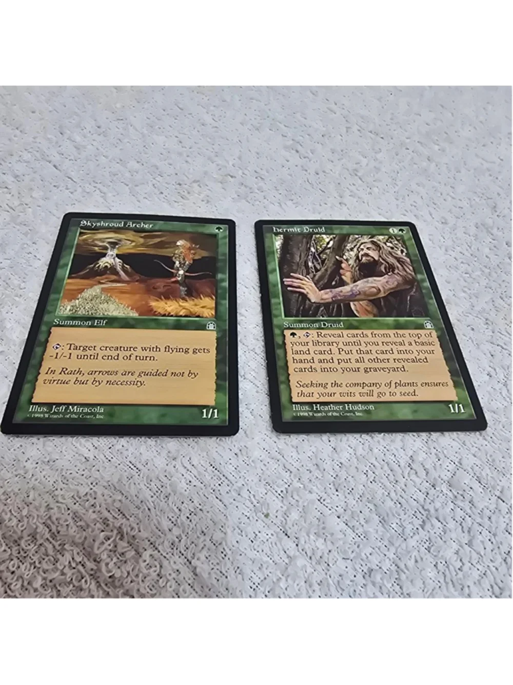 Trading Cards Green Brown Magic The Gathering